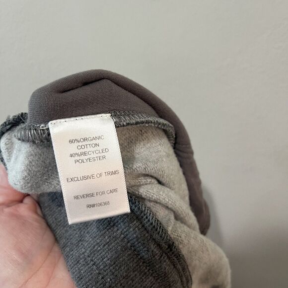 Garnet Hill Sweatpants Men’s Large Gray Lounging Joggers Organic Cotton Pockets - Picture 5 of 9